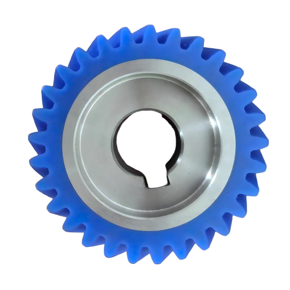 Metal Insert Nylon Gears-blue